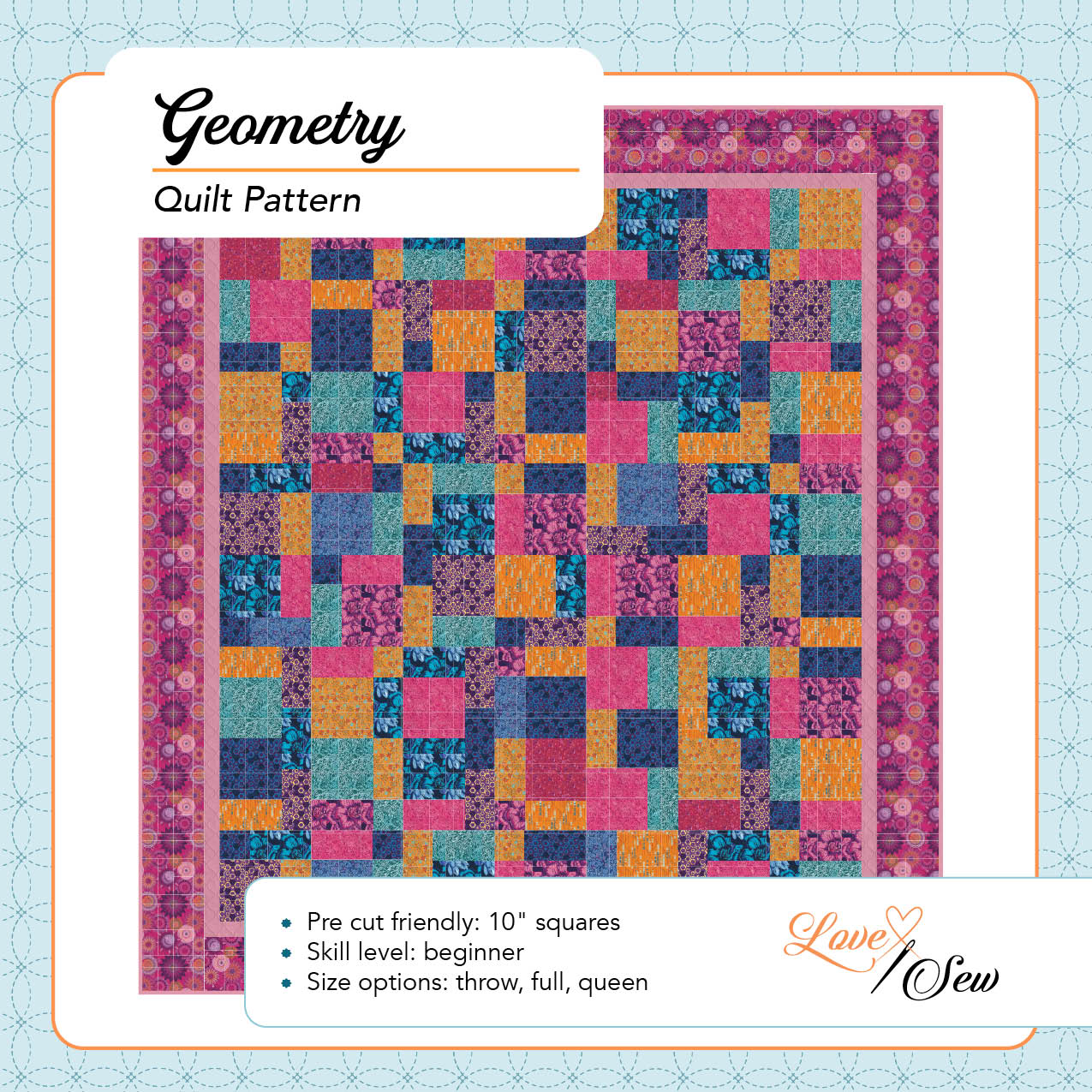 Geometry Quilt Pattern