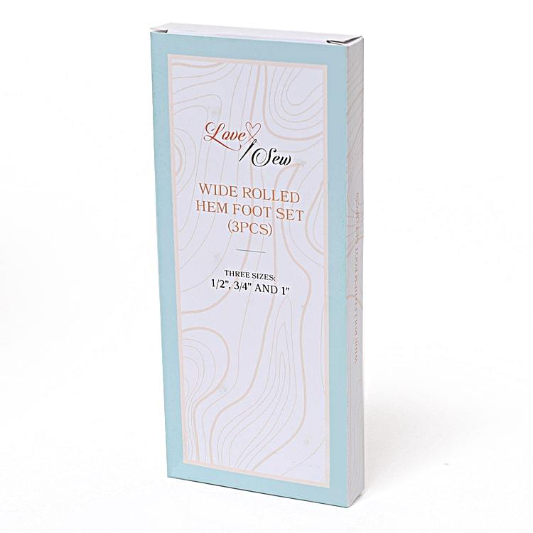 Wide Rolled Hem Foot Set (3pcs)