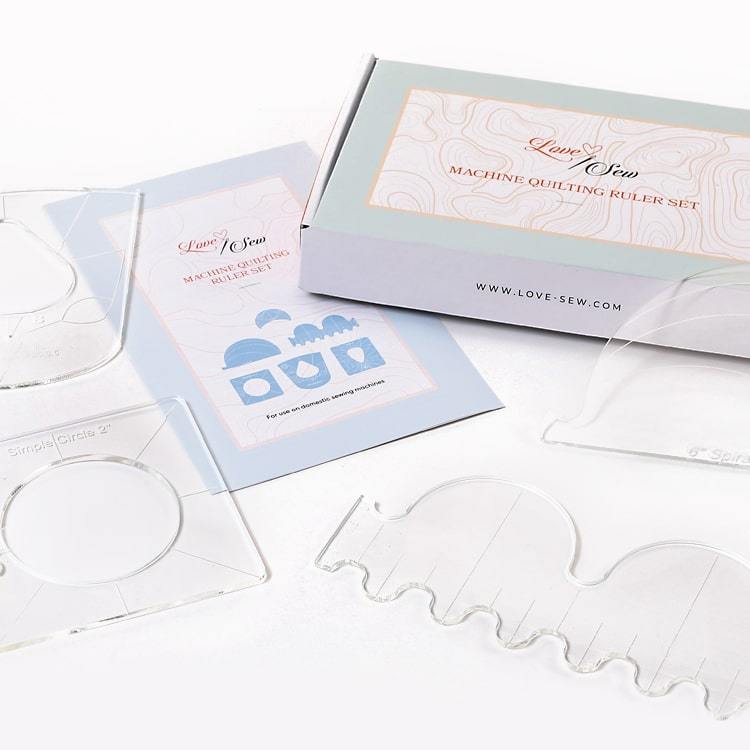 Machine Quilting Ruler Set